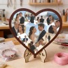 双层爱心木质拼图摆件-第二层照片层可自由设计-带有爱心支架