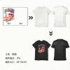 巴西生产-涤棉T恤 320G（正面烫画）