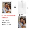 双层 亚克力车载照片夹（UV打印在背面正向看，有镜透效果）