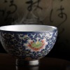 锦绣人生掐丝银彩单杯