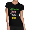 【Temu-自导面单】加拿大（西部温哥华）直发 -黑白2色女士T恤