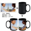 光面黑色马克杯15OZ