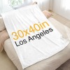 长城美西-洛杉矶-280g标准法兰绒毛毯