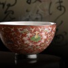 锦绣人生掐丝银彩单杯