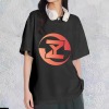 180g 纯棉女士T恤（正面烫画）