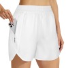 拉链口袋运动短裤 - WomenShorts