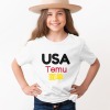 【Temu-自导面单】纽约直发-五色男女童T恤
