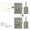 pu皮防磁护照包行李牌套装