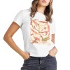 女士T恤烫画