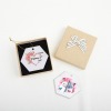 礼盒+六边形陶瓷纪念品（双面不一样）