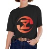 美码纯棉180克-女士T恤烫画（双面）（不包邮）