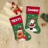 华盛顿烫画圣诞袜2只装（上传面单）