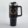 40oz手柄汽车杯-水晶贴 (带塑料吸管-图必须PNG透明底，不要一整片的图稿件尺寸10*12cm)