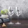 彩色玻璃高脚红酒杯 (稿件格式PNG)