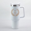 40oz手柄汽车杯-水晶贴 (带塑料吸管-图必须PNG透明底，不要一整片的图稿件尺寸10*12cm)