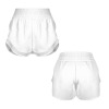 开叉双层运动短裤 - WomenShorts