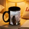 光面黑色马克杯15OZ