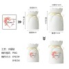 创意陶瓷花瓶（水晶贴工艺，稿件格式PNG）