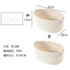 手工绣收纳篮-中号（需要其他颜色的收纳篮，请下单后请根据颜色图备注）