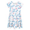 短袖飘逸下摆女童连衣裙 - Children