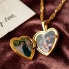 心形照片吊坠项链