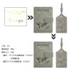 pu皮防磁护照包行李牌套装