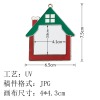 金属圣诞吊坠-房子   （稿件格式PNG)