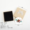 礼盒+圆形陶瓷纪念品（双面不一样）