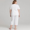 2025女款短袖睡衣套装（大码七分裤款）
