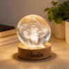 圆形水晶球小夜灯