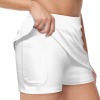 侧开叉运动短裤 - WomenShorts
