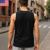 (美国)男运动休闲背心-正面印-(烫画工艺-稿件格式PNG）