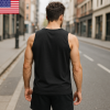(美国)男运动休闲背心-双面印-(烫画工艺-稿件格式PNG）